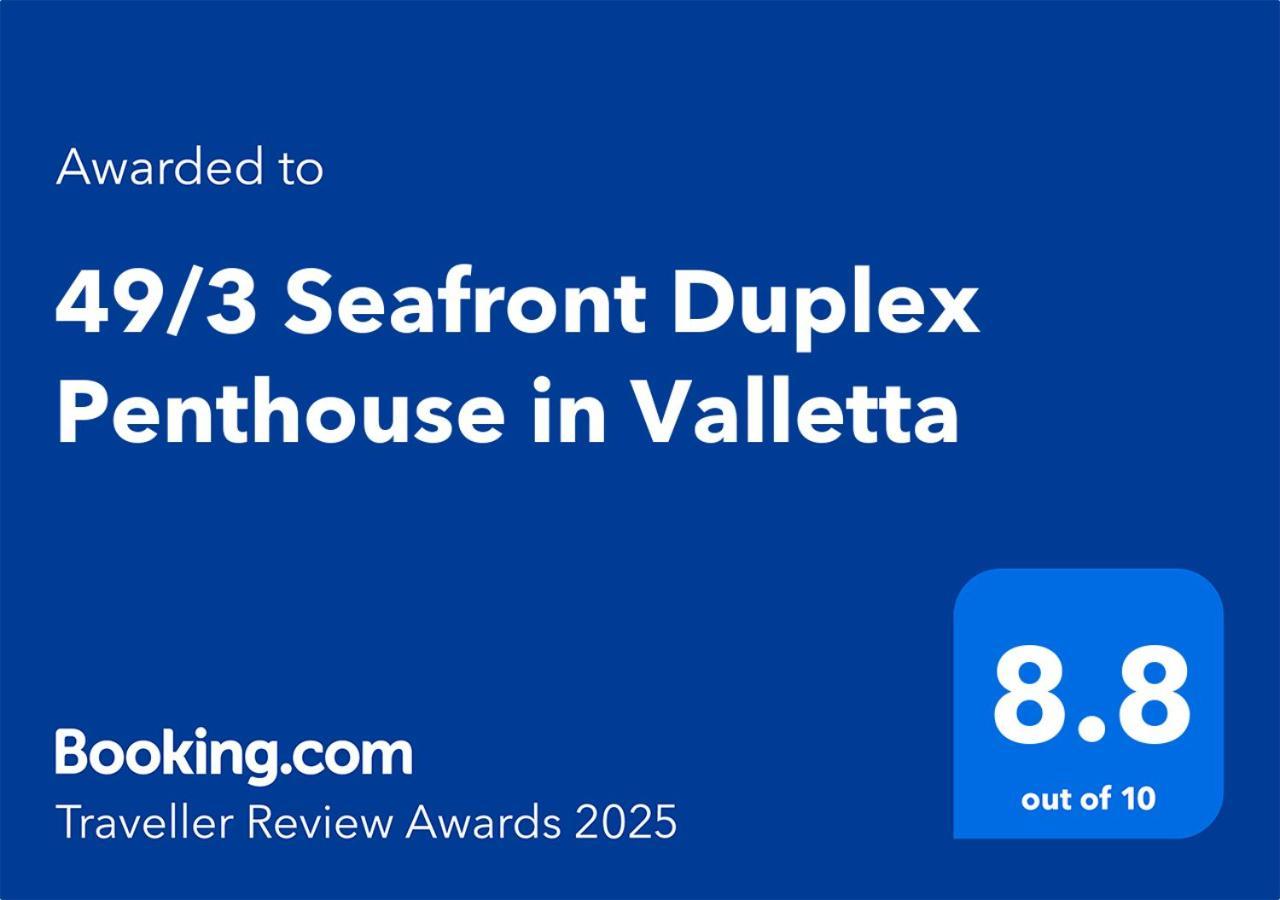 49/3 Seafront Duplex Penthouse In La Valeta Exterior foto